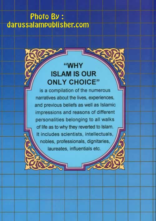 Why Islam is Our Only Choice